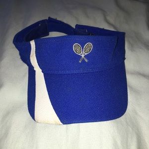 Blue Tennis Visor